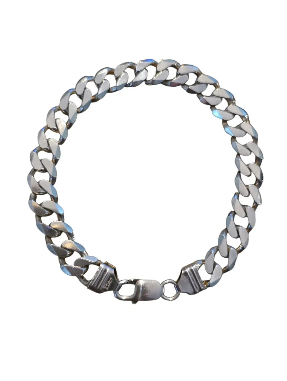 Classic Cuban Link Bracelet in Silver